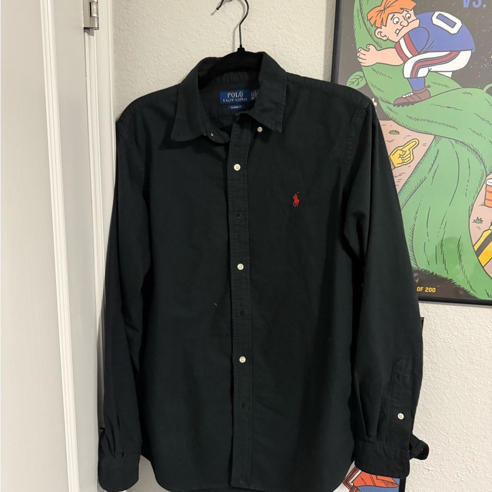 Polo by Ralph Lauren Men's Black Shirt
